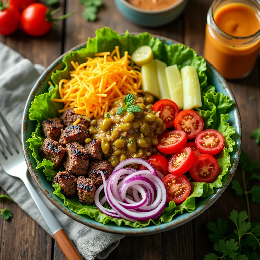 burger bowl recipe