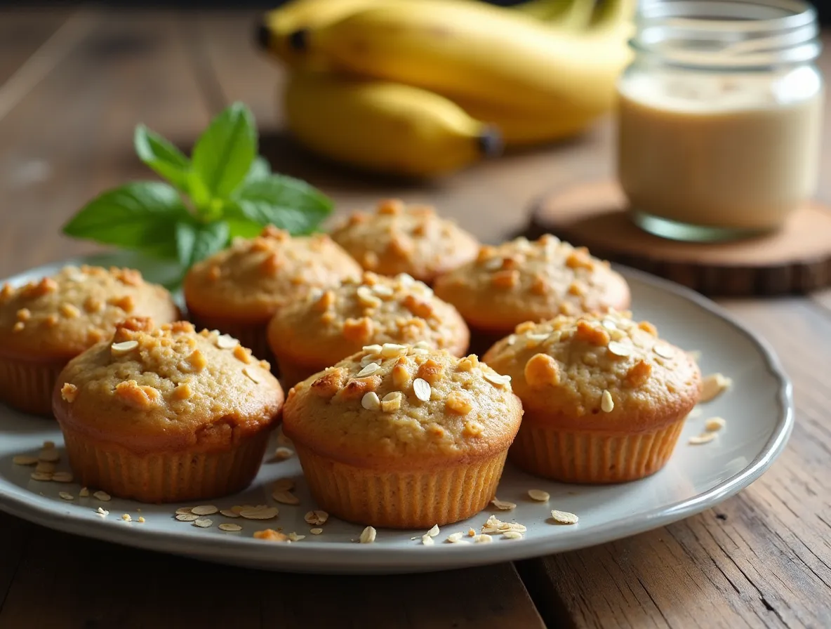 banana protein muffins
