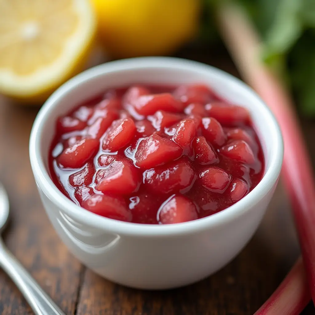 easy homemade rhubarb sauce recipe