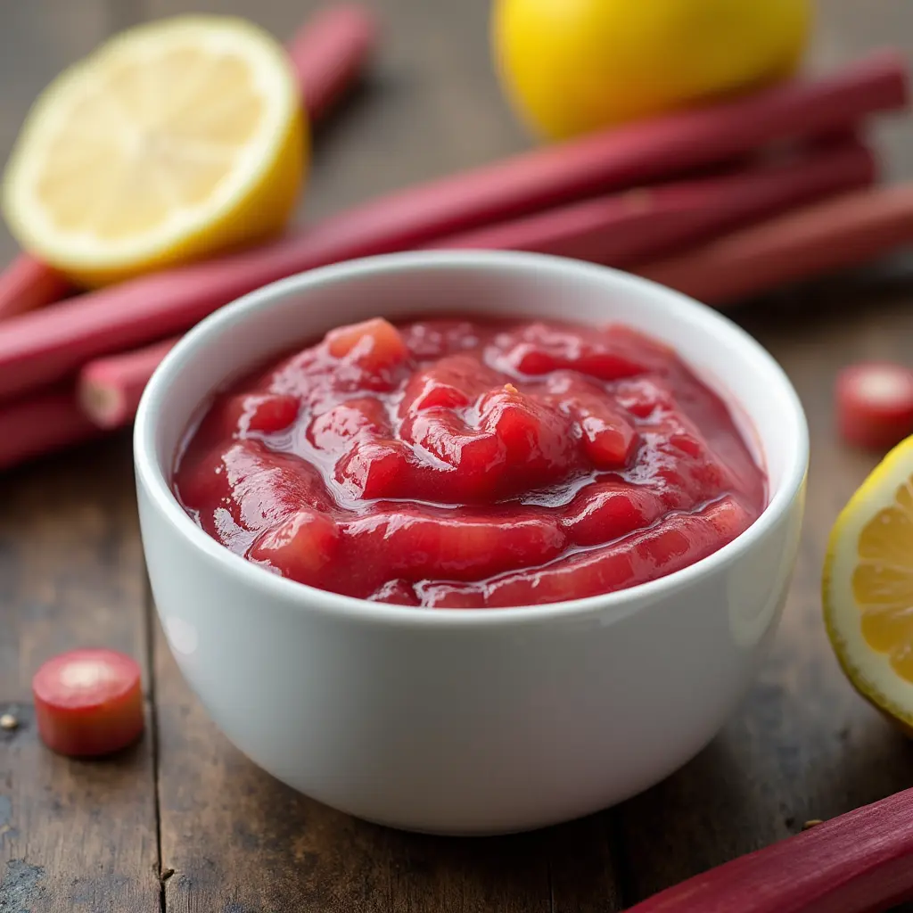 easy homemade rhubarb sauce recipe